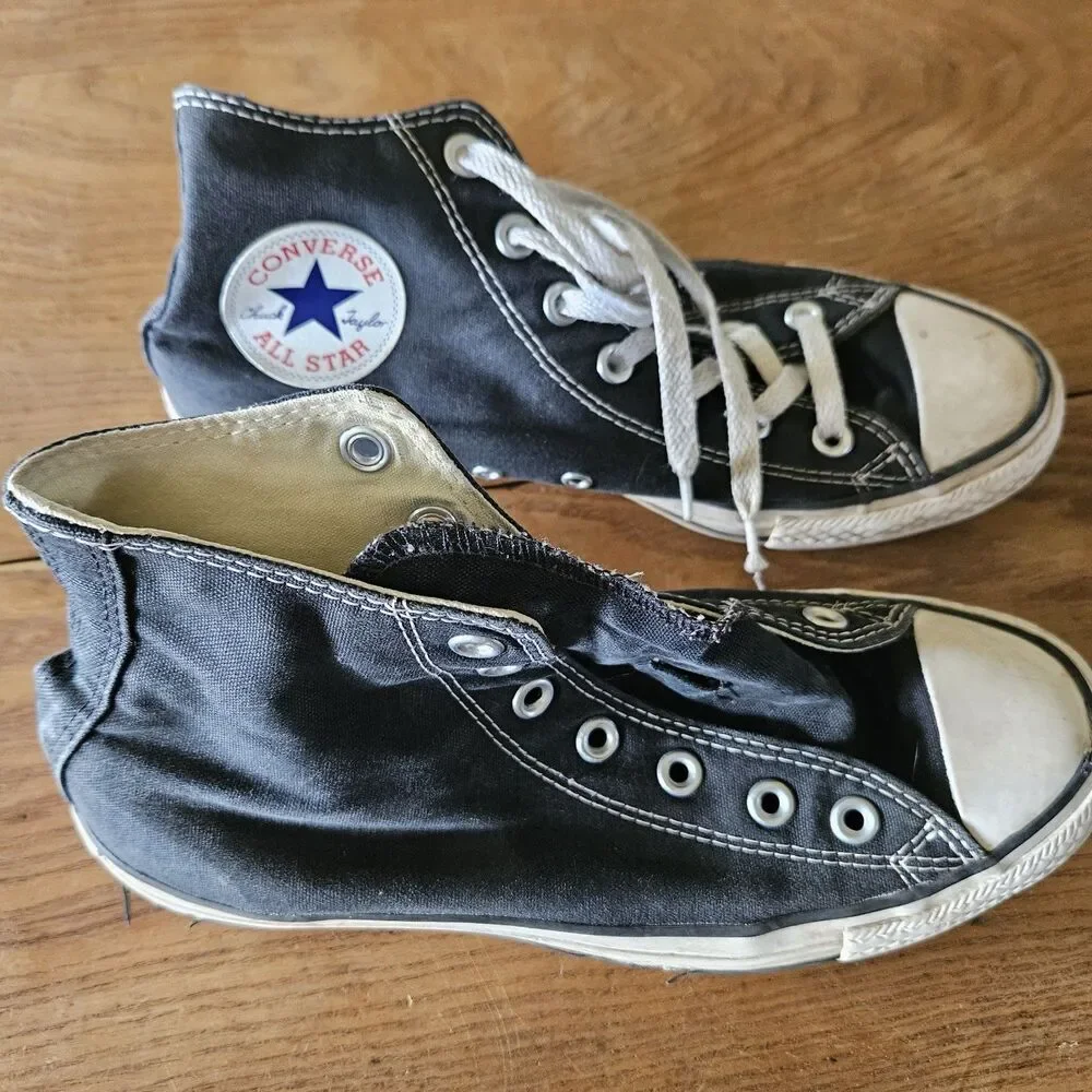 Converse Chuck Taylor All Star Black‎ High Top Mens 6 Womens 8 Classic